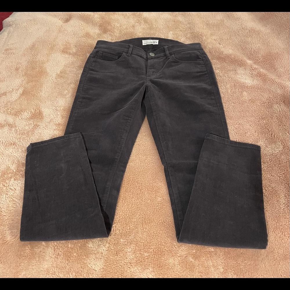 LOFT modern skinny corduroy pants